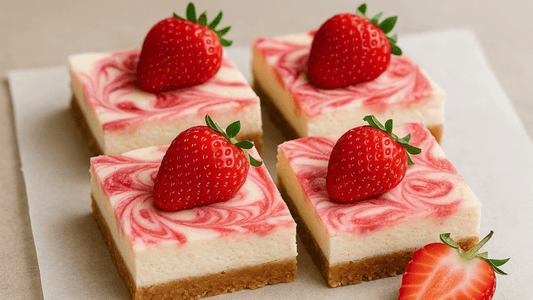 Lovely Strawberry Cheesecake Bars