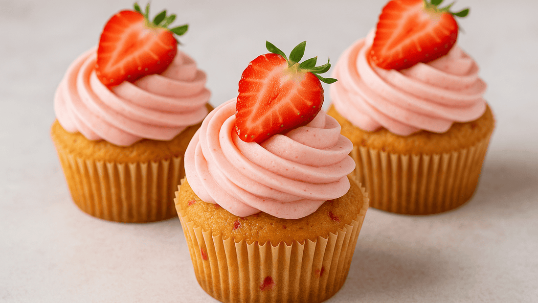 Lovely Strawberry Cupcakes