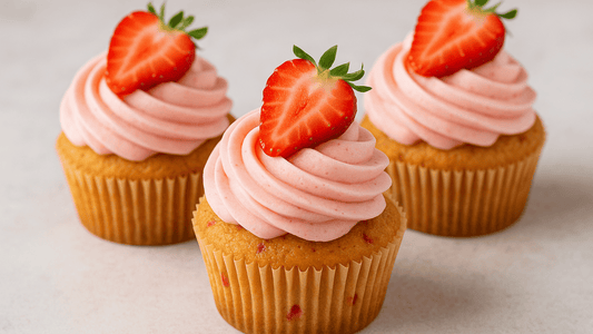 Lovely Strawberry Cupcakes